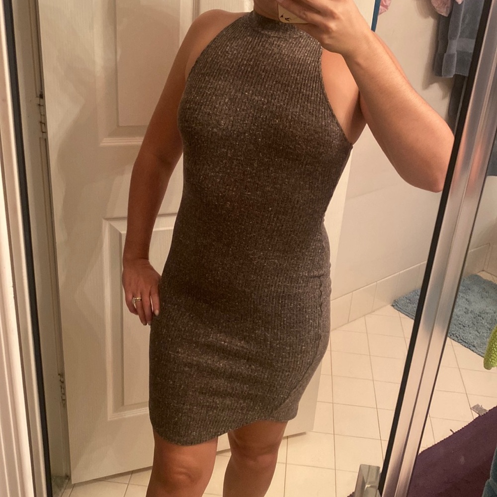 Grey LF sweater dress